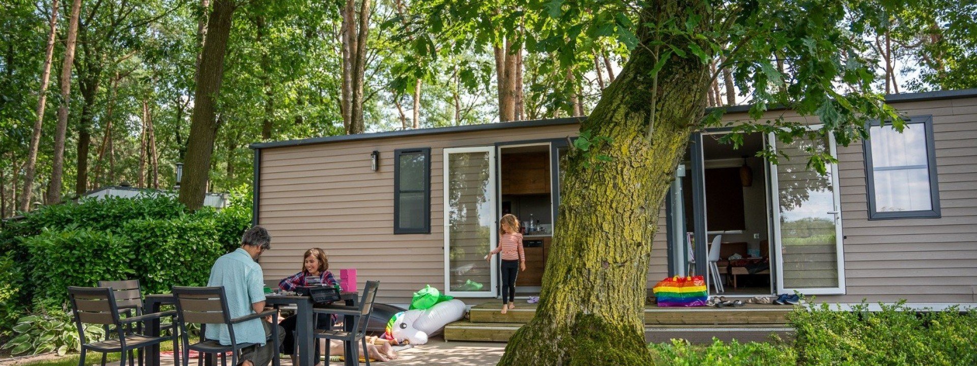 A luxury camping vacation