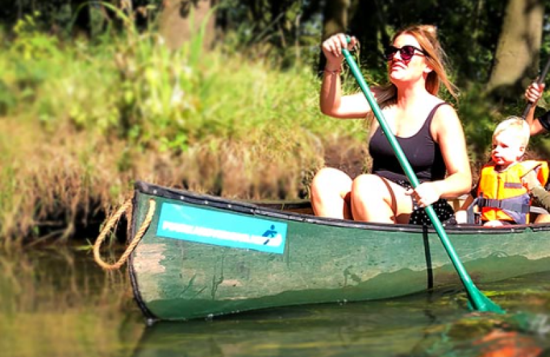 Canoeing down the Dommel River